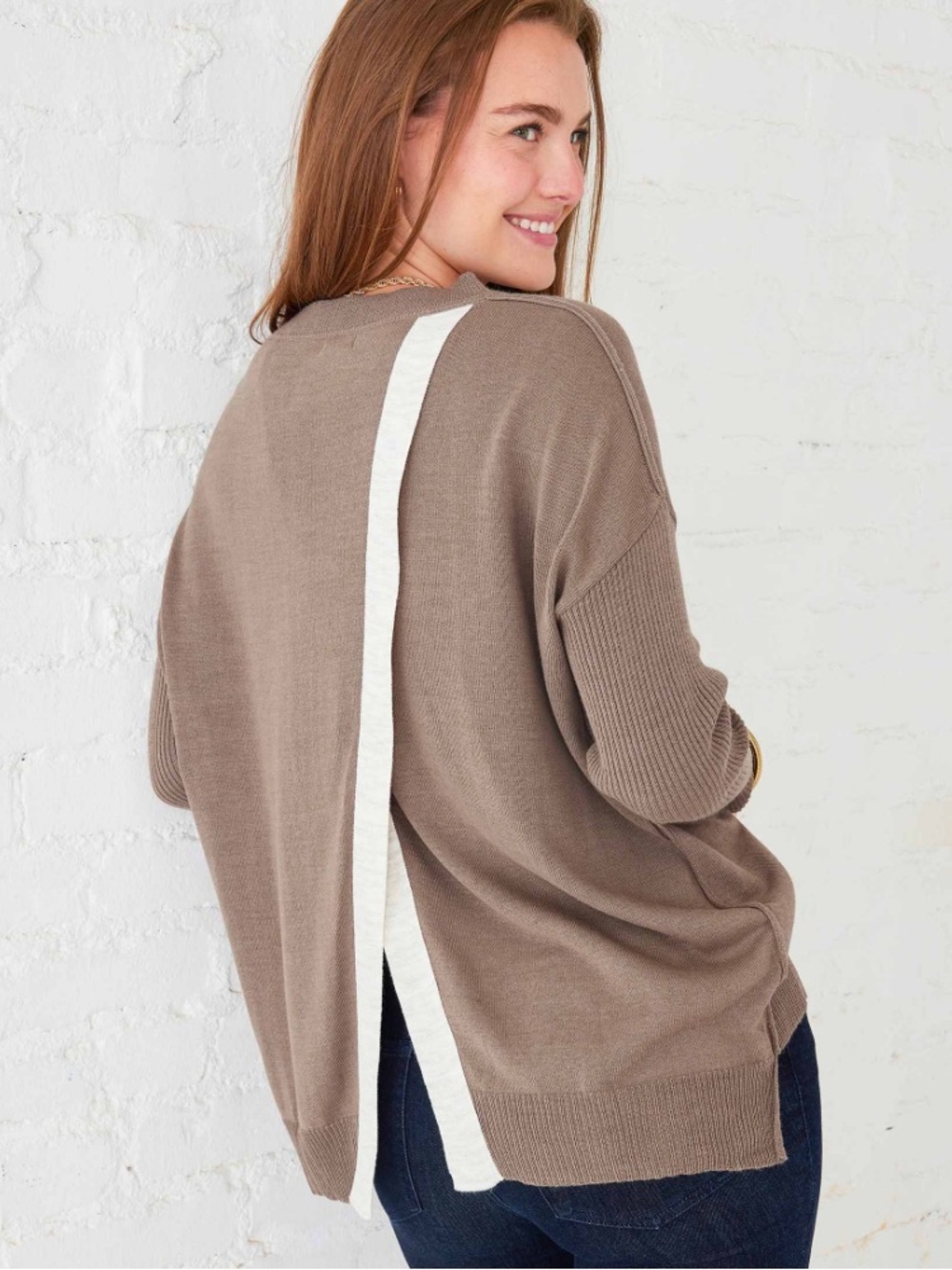 Mersea Coronado Split Back Sweater L/XL